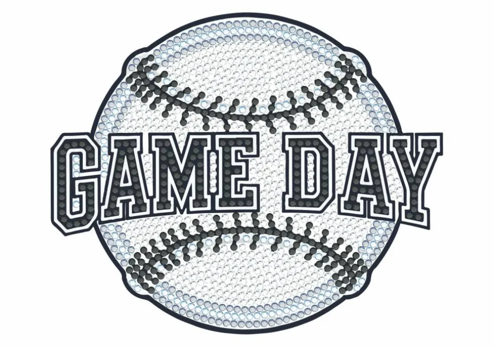 Diamond Dotz® Gameday Baseball Iron-On 'n' Dot Kit