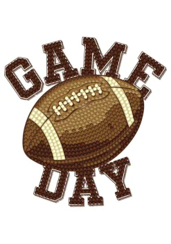 Diamond Dotz® Gameday Football Iron-On 'n' Dot Kit