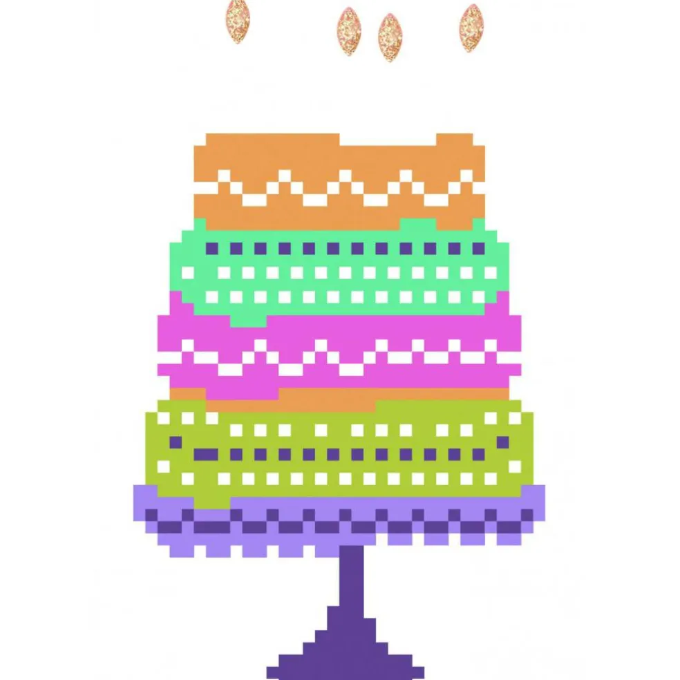 Diamond Dotz® Happy Birthday Cake Diamond Painting Greeting Card Kit