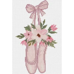 Diamond Dotz® Intermediate Ballet Slippers Diamond Painting Kit