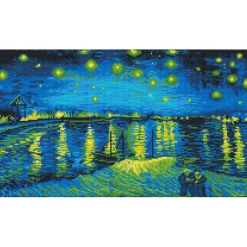Diamond Dotz® Intermediate Starry Night Over the Rhone Diamond Art Painting Kit