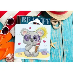 Diamond Dotz® Koala Cream DOTZ® BOX Diamond Painting Kit