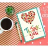 Diamond Dotz® Thank You Heart Diamond Painting Greeting Card Kit