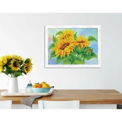 Diamond Dotz® Wistful Sunflowers Diamond Painting Kit