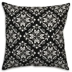 Diamond Medallions Indoor/Outdoor Throw Pillow