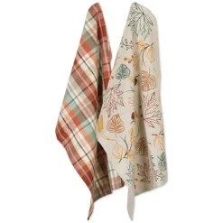 DIIĀ® Assorted Autumn Leaves Dishtowel Set