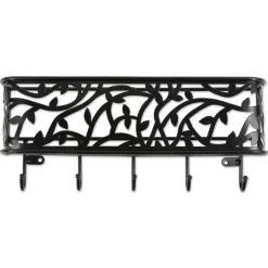 DII® 11" Black Mail & Key Organizer Wall Mount