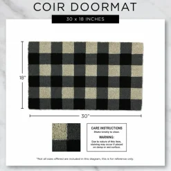 DII® Blue Peonies Doormat