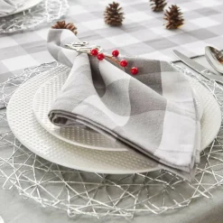 DII® Buffalo Check Oversized Napkin, 6ct.