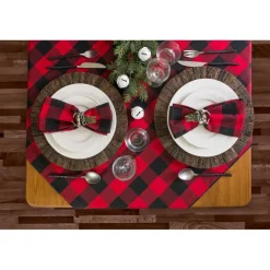 DII® Buffalo Check Oversized Napkin, 6ct.