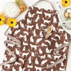 DII® Cat Print Chef Apron