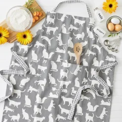 DII® Cat Print Chef Apron