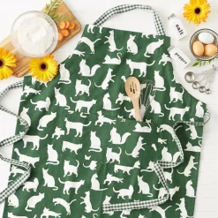 DII® Cat Print Chef Apron
