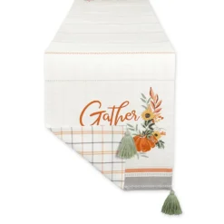 DII® 72" Gather Fall Squash Reversible Table Runner