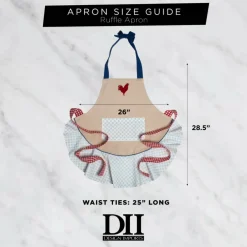 DII® Gather Together Ruffle Apron