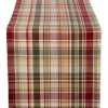 DII® 72" Give Thanks Plaid Table Runner