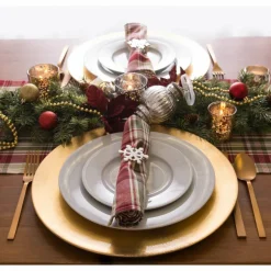 DII® 72" Give Thanks Plaid Table Runner