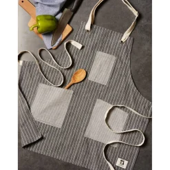 DII® Gray Fresh Stripe Pantry Apron