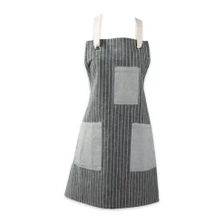 DII® Gray Fresh Stripe Pantry Apron