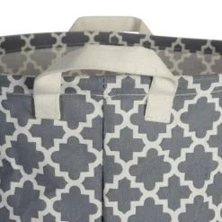 DII® Gray Lattice Laundry Bins, 2ct.