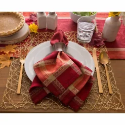 DIIĀ® 72" Harvest Wheat Jacquard Table Runner