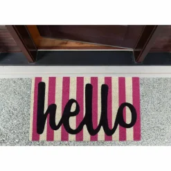 DII® Hello Stripes Doormat