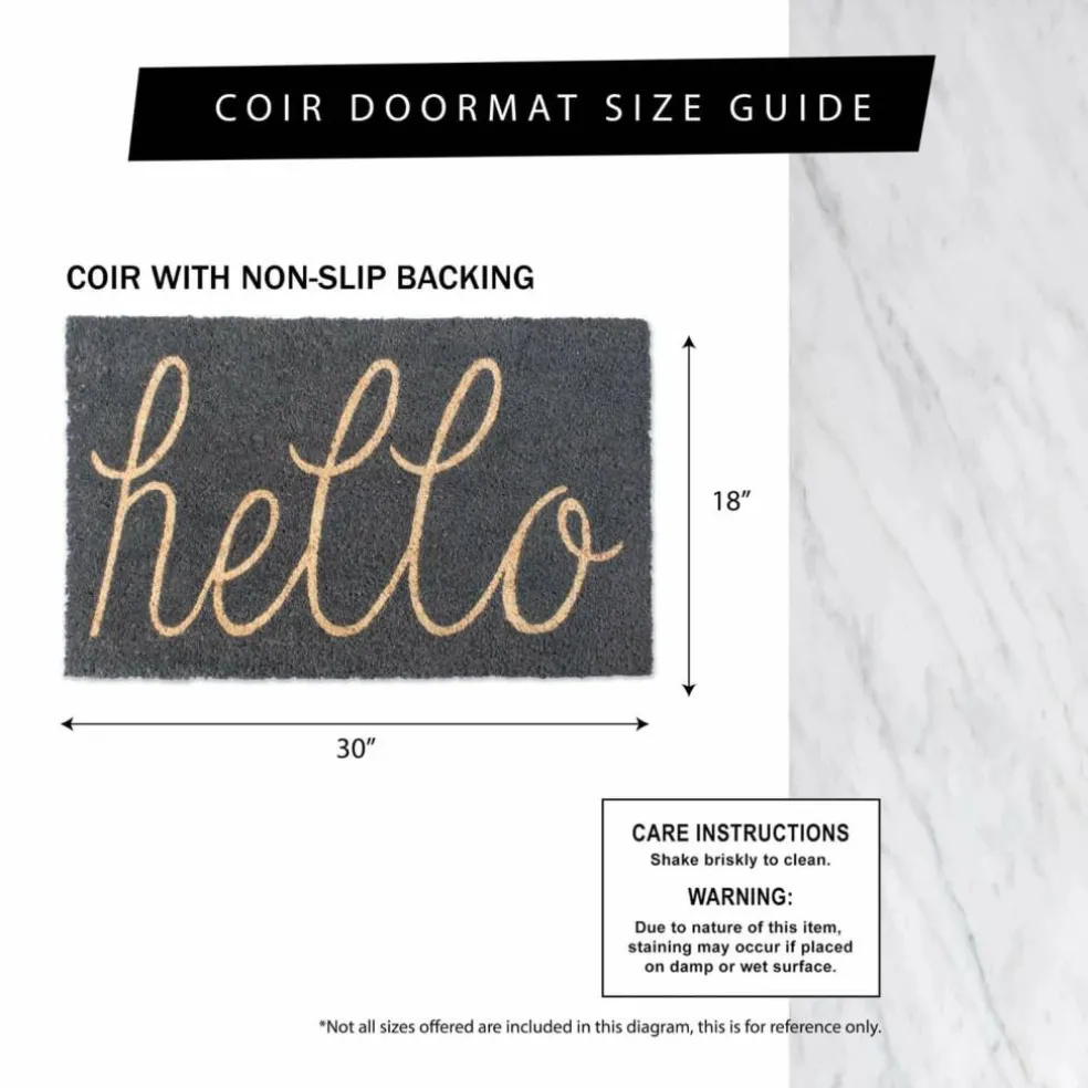 DII® Home-Goodbye Engraved Doormat