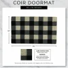 DII® J&M Palm Leaves Vinyl Back Coir Doormat