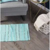 DII® Multi Aqua Rag Rug, 20" x 31.5"