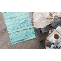 DII® Multi Aqua Rag Rug, 20