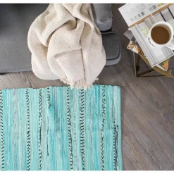 DII® Multi Aqua Rag Rug, 20