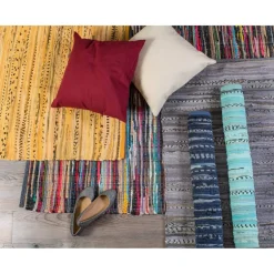DII® Multi Mustard Rag Rug, 20" x 31.5"