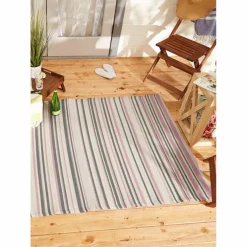 DII® Multi Tone Striped Outdoor Rug, 4ft. x 6ft.