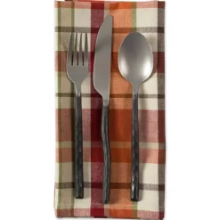 DII® Pumpkin Spice Plaid Dinner Napkins, 6ct.