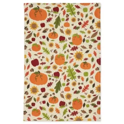 DII® Pumpkin Spice Plaid Dishtowel Set