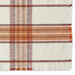 DII® Pumpkin Spice Plaid Placemats, 6ct.