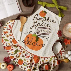 DII® Pumpkin Spice Ruffle Apron