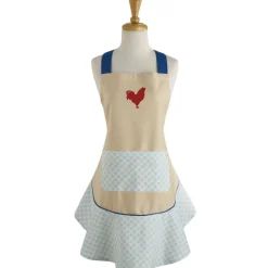 DII® Red Rooster Ruffle Apron