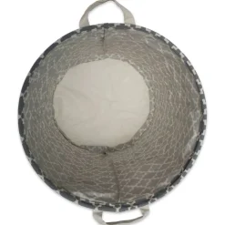 DII® Round Lattice PE-Coated Cotton Polyester Laundry Hamper