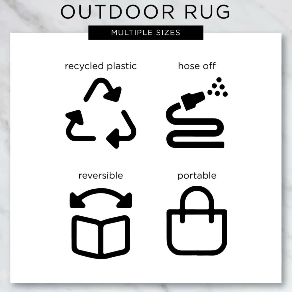 DII® Round Sunflower Outdoor Rug, 5ft.