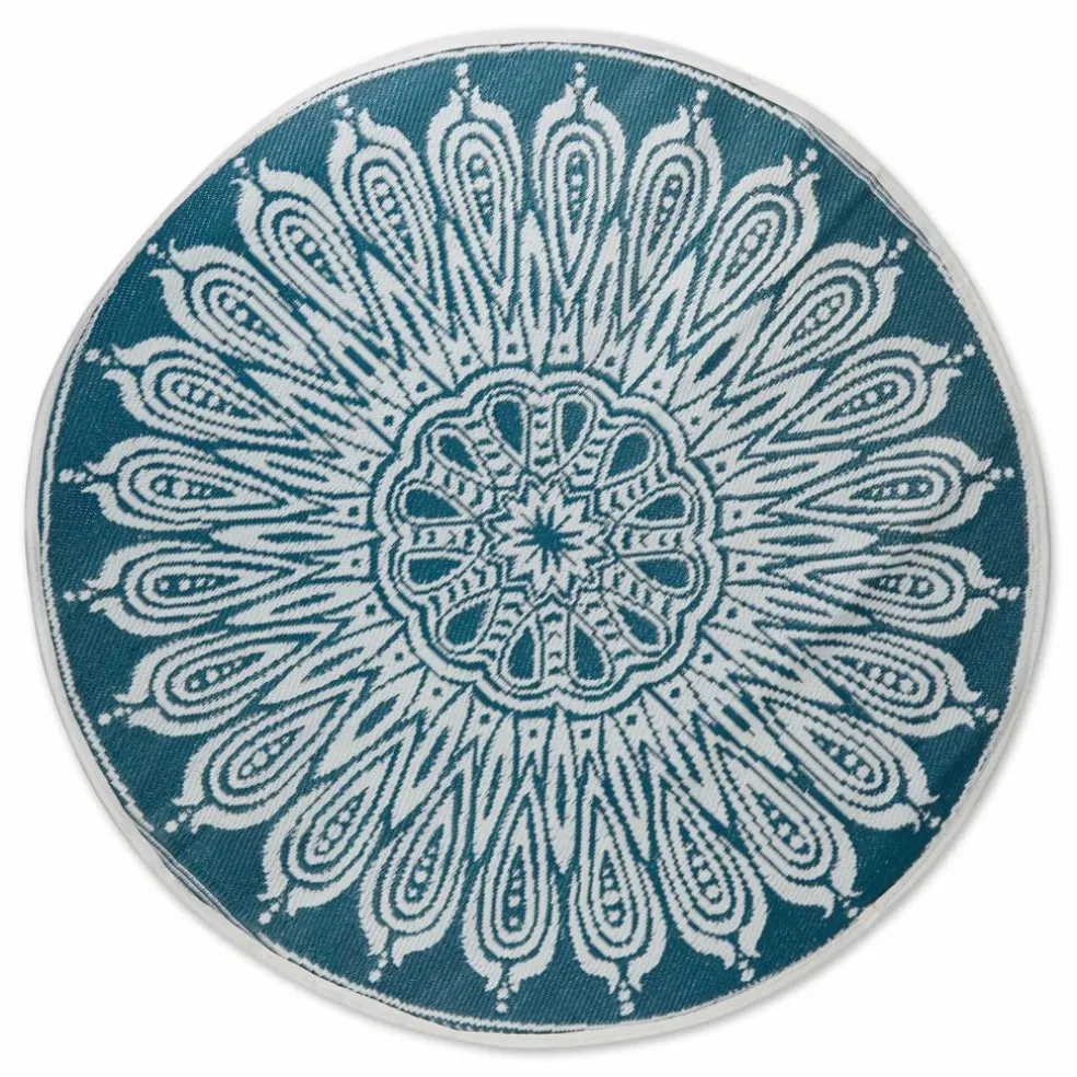 DII® Round Sunflower Outdoor Rug, 5ft.