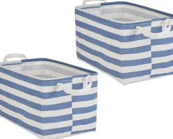 DII® Striped Laundry Bins, 2ct.