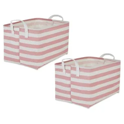 DII® Striped Laundry Bins, 2ct.
