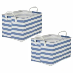 DII® Striped Laundry Bins, 2ct.