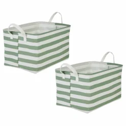 DII® Striped Laundry Bins, 2ct.