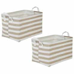 DII® Striped Laundry Bins, 2ct.