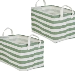 DII® Striped Laundry Bins, 2ct.