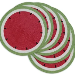 DII® Summer Day Watermelon Placemats, 6ct.