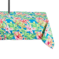 DII® 84" Summer Floral Outdoor Tablecloth with Zipper
