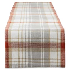 DII® 108" Thanksgiving Thankful Autumn, Fall Leaves, Reversible Table Runner